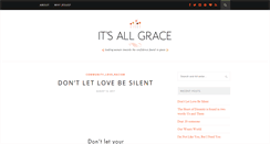 Desktop Screenshot of itsallgrace.org