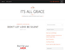 Tablet Screenshot of itsallgrace.org